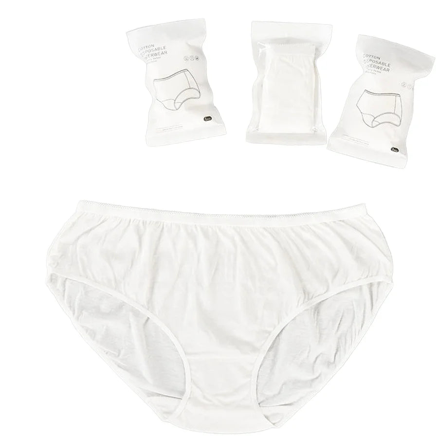 Mesh Textile Women Disposable Underwear for Travel Hospital Stays and Daily Use Soft Comfortable and Breathable