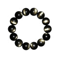 Gold Obsidian Beaded Bracelet Natural Stone Bracelet ST236