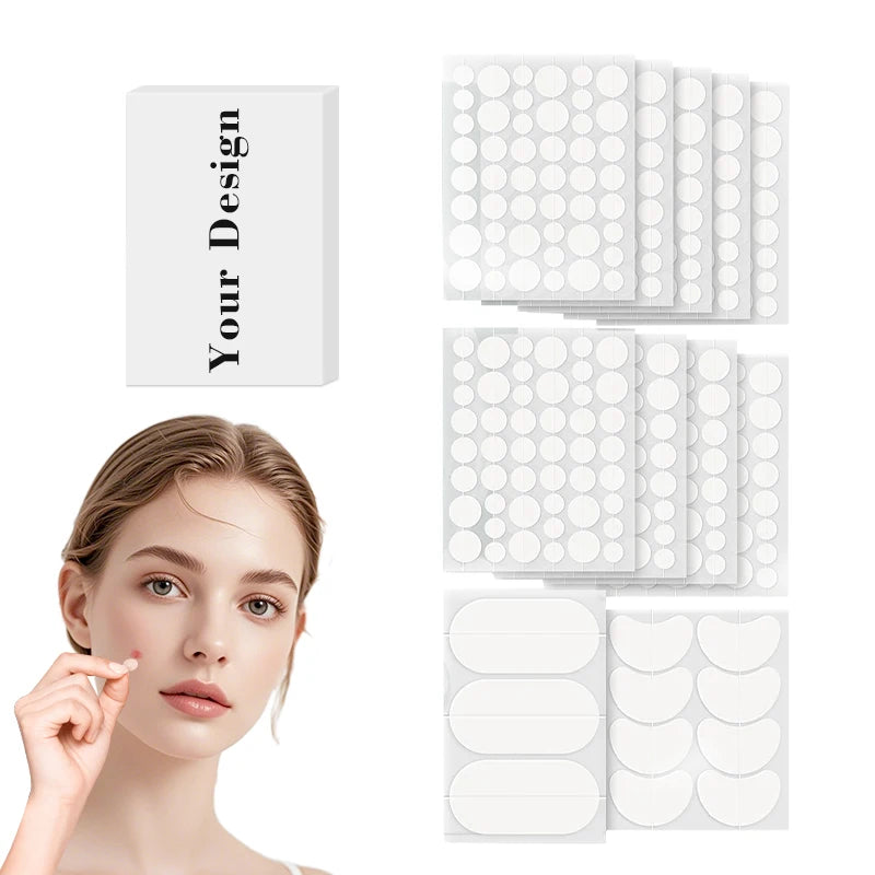 443 Count Acne Removal Nose Pore Spot Patch Anti Acne Hydrocolloid Stickers Patch Pimple Patches for All Skin Types
