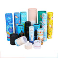 High Quality Cosmetic Box Packaging Round Paper Tube Box for Essential Oil Bottle