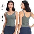 Wholesale Lightweight Seamless Fitness Sports Ladies Tank Top Workout Gym Athletic Women Custom Yoga Tank Tops