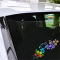 Beautiful Flower Sticker Car Bumper Window Laptop Home Wall Vinyl Decal Decor Gift Die Cut Decals Latop Window Glass