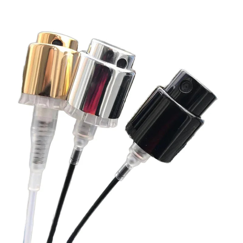 Fast Delivery Fea15 Perfme Pump Silver Gold Black Aluminum Crimp Mist Sprayer Aluminium-Plastic Material
