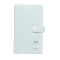 MIO INS Portable Travel Jewelry Storage Bag Transparent Anti-Oxidation Necklace Earrings Card Holders 3-Pocket 120+ Cards