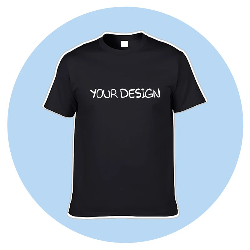 Wholesale 220g High Quality Plain 100% Cotton T-shirt Slim Fit Custom Men T Shirt Printing Logo T-Shirt for Men