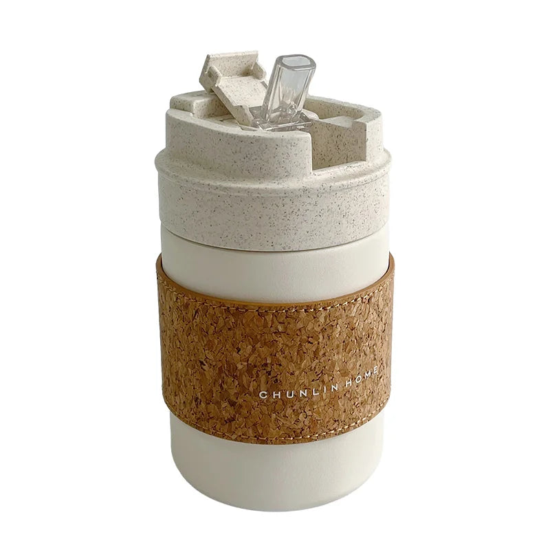 Custom Logo CE Certified Eco-Friendly Insulated Plastic Straw Type Anti-Corrosion Modern Water Bottle for Adults Boiling Water