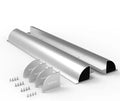 L=510mm Aluminum Solar Panel Mount Brackets Spoiler Mounting Brackets for Solar Mounting System