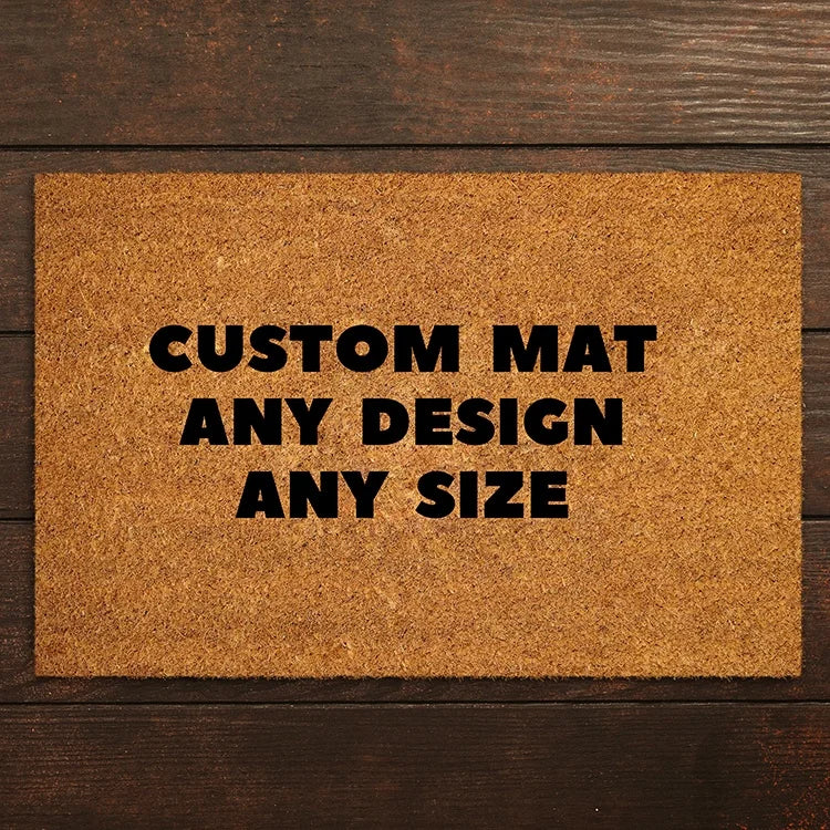 Heavy Duty Wholesale Plain Coir Front Mats Outdoor Custom Sublimation Pvc Door Mats