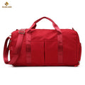 HUALIAN Large Capacity Outdoor Sport Travel Shoulder Tote Luggage Duffel Gym Bag With Shoe Compartment Dry and Wet Separate