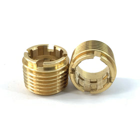 Customized CNC Brass Nut Screws Bolts Copper Machining Part NPT G1/2