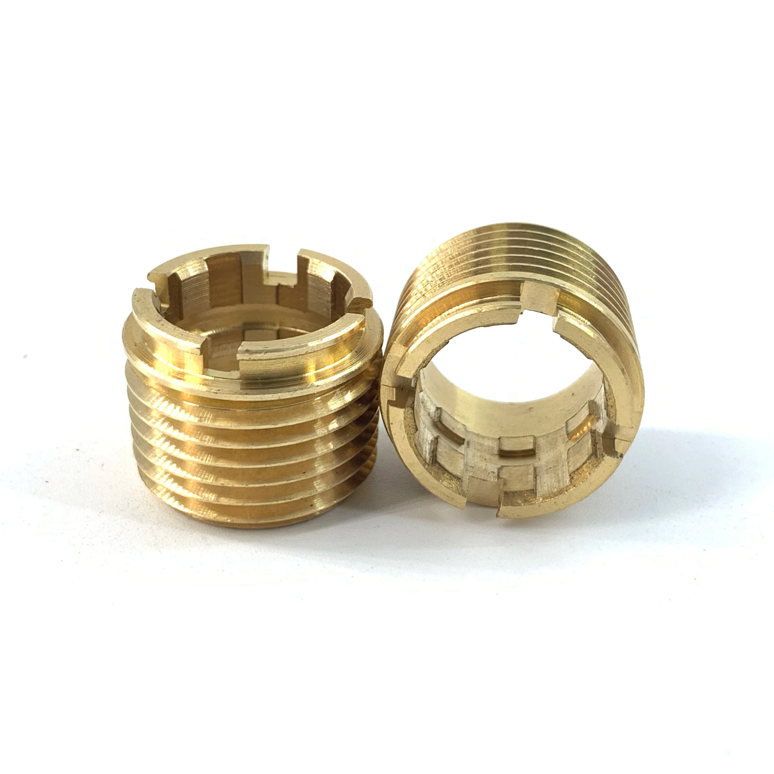 Customized CNC Brass Nut Screws Bolts Copper Machining Part NPT G1/2