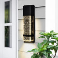 Indoor Outdoor Contemporary Dimmable Wireless Triple Light Crystal Bubble Glass Wall Lamp for Living Room