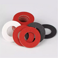 M2-M20 Customized Size Bonded Plain Finish Red Vulcanized Insulation Fiber Paper Washer (Black/White Options) Conghui CH-RIFW