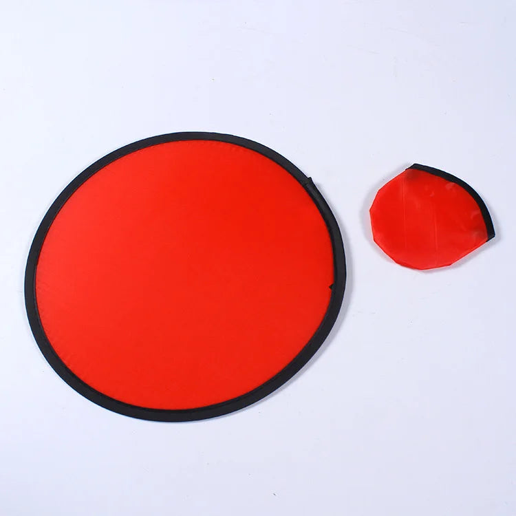 Wholesale Custom Printed Portable Folding Flying Disc Outdoor Sports Game Toy with Polyester Pouch Promotional Advertising Gifts