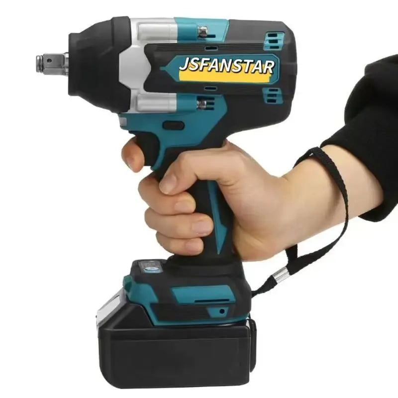 700nm Torque New Brushless Cordless Car Impact Wrench 2 Lithium Batteries Set With Cheapest Price