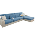 Nordic Plain Sofa Covers Seat Cushion Cover Protection Jacquard Custom Size  Multy-color   for Sofa Protect