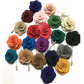 Handmade Luxury Brooches & Lapel Pins Women's & Men's Rose Flower Long Needle for Wedding & Engagement Suit Clothes Accessory