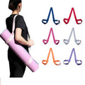 Wholesale Customized Color Elastic Stretch Logo Loop Stretching Yoga Mat Carrying Yoga Strap