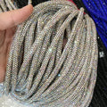 Trim Rhinestone Hoodie Strings Ropes Drawstring Cords Garment Accessories Belt Decoration for Hoodie Strings