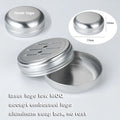 Custom Logo No Rust Aluminum Soap Box With Holes for Travel Portable Full Draining Water Round Tin Soap Case Holder