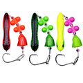 Wholesale NEW 6/0 7/0 8/0 Circle Hook Catfish Rig with Double Rattle Beads Catfish Fishing Gear Fishing Lure