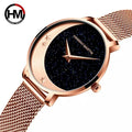 Hannah Martin HM-1334 Women's Elegant Dress Quartz Watch Waterproof Full Steel Bracelet 16mm Alloy Band Oval Relogio Feminino