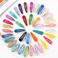Cheap Price Wholesale Water Drop Kids Children's Macaron Hairpins Candy Color Bobby Pins BB Hair Clips for Girls