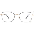 Wenzhou Xinyuan Optical Factory's Stylish Two-Color Metal Square Slim Bezels Eyeglasses Frames From China