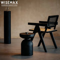 WISEMAX FURNITURE Nordic Style Home Custom Shaped Living Room Furniture Round Coffee Table Solid Wood Side Table for Home Hotel