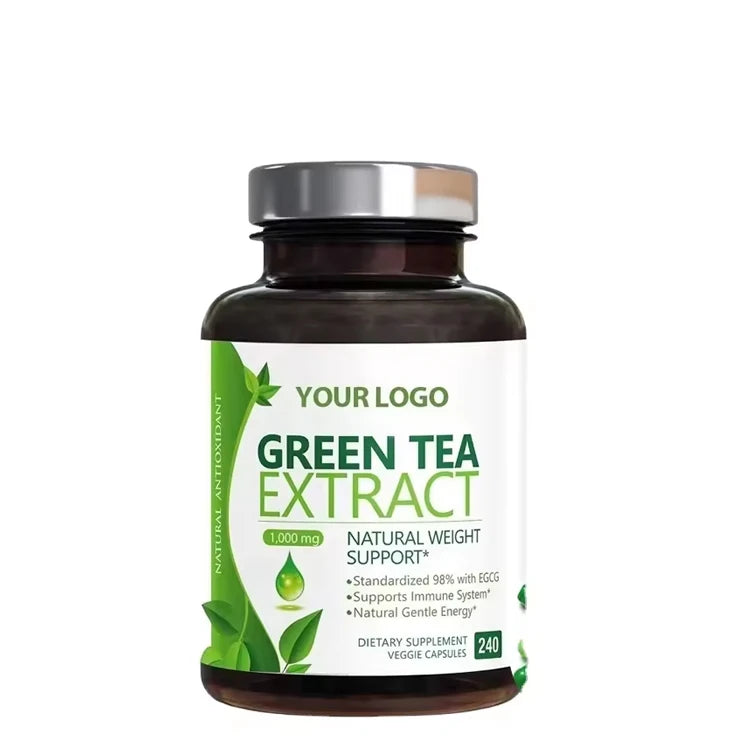 Faitury OEM Vegan Lotus Leaf Extract Green Tea Extract Capsule