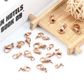 Wholesale Pvd 18K Gold Plating Metal Lobster Clasps Hooks for Jewelry Finding Making Connect Buckle MegaBDM
