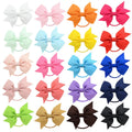 Wholesale Hair Accessories Baby Grosgrain Ribbon Candy Color Children's Small Bow Hair Ties