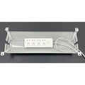 Dropship PVC Conduit Trunking Rectangular Plastic Standing Desk Metal Magnetism Cable Management Tray