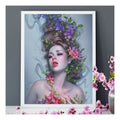 5D Full DIY Diamond Portrait Canvas Painting Craft Flower Girl Square/Round Drills Embroidery Mosaic Home Decor Special Gift Kit