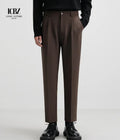 Men's Business Casual  Trousers Anti-Wrinkle Breathable Small Foot Design for Spring Festival Plus Size Available Suit Pants