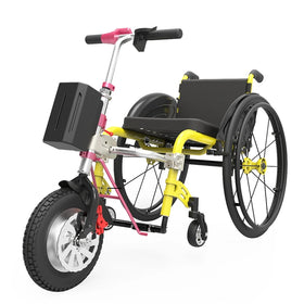 JBH T01 Electric Wheelchair Drive Head Trailer with 250W 36V 10AH Lithium Battery CE Certified Blue Electric Handbike
