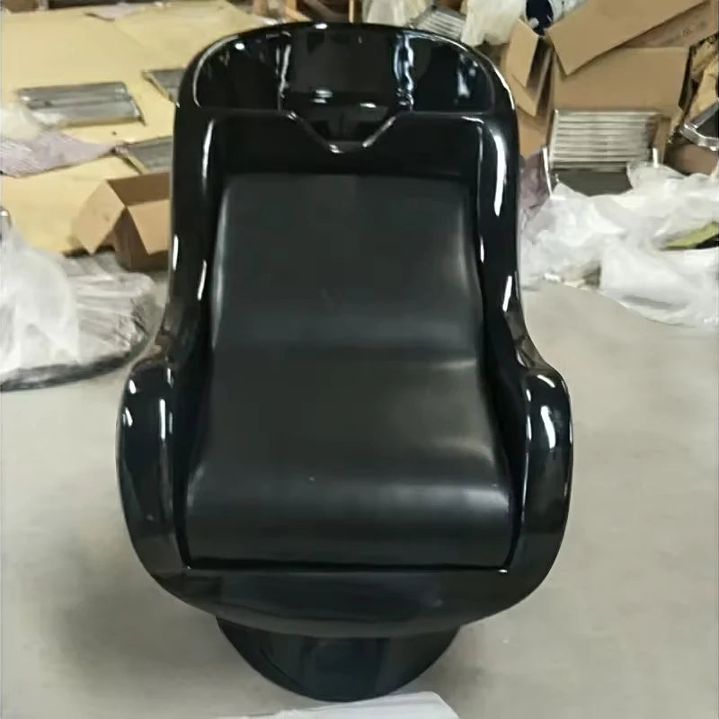 Salon Hair Wash Equipment Electric Adjustable Black Color Washing Shampoo Chairs