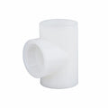 China Hot Sales DN200 to DN300 Pvdf Pipes and Fittings 8 inch to 12 inch Tee Straight Pvdf Tee
