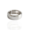 Simple Classic 7mm thicker Men's Women's Polished Heavy Band RingSolid 925 Sterling Silver Ring