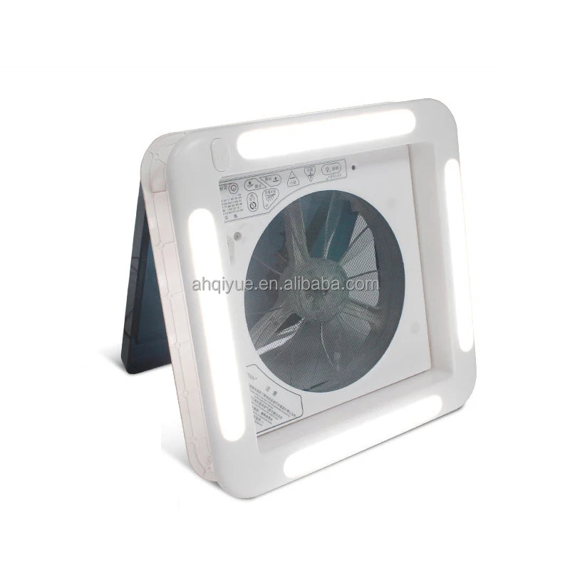 280x280mm ABS Exhaust Fan Rooftop Hatch with LED Lights for Motorhome Caravan Campervan
