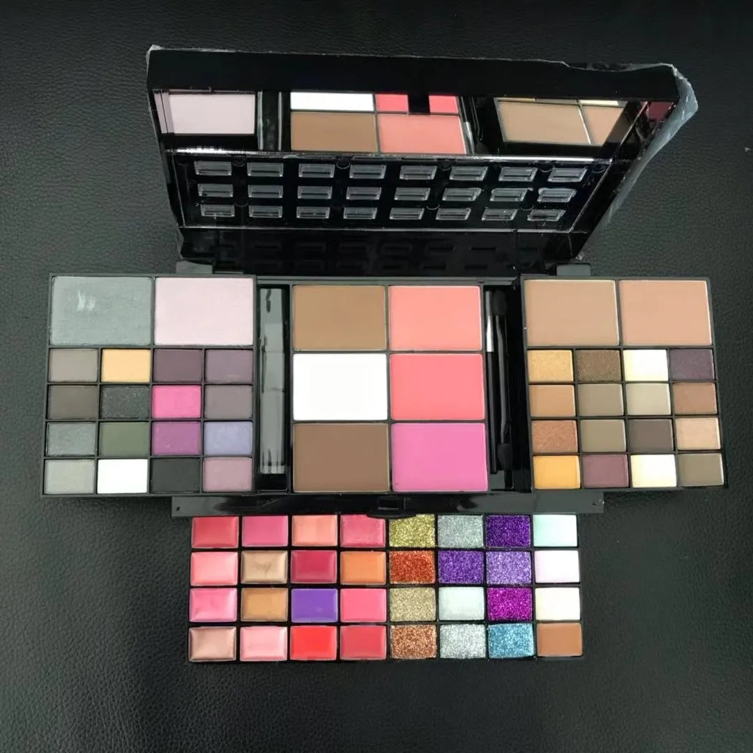 74 Color Beginner Makeup Set Box for Women Tool Eyeshadow Lip Gloss Kits All in One Makeup Kit Paleta De Sombras Maquillaje