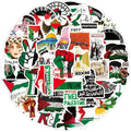 Custom Car Bumper Stickers with Palestine Flag UV Printed Waterproof Eco-Friendly Self-Adhesive Personalized for Cars