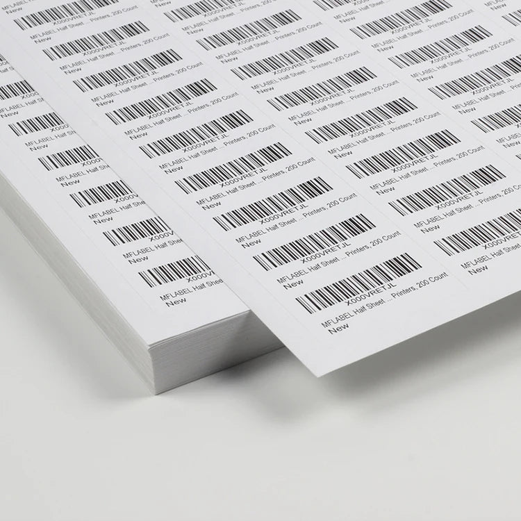 Wholesales Seller Fba Products A4 Private Labels High Quality Waterproof Packaging Labels Sticker