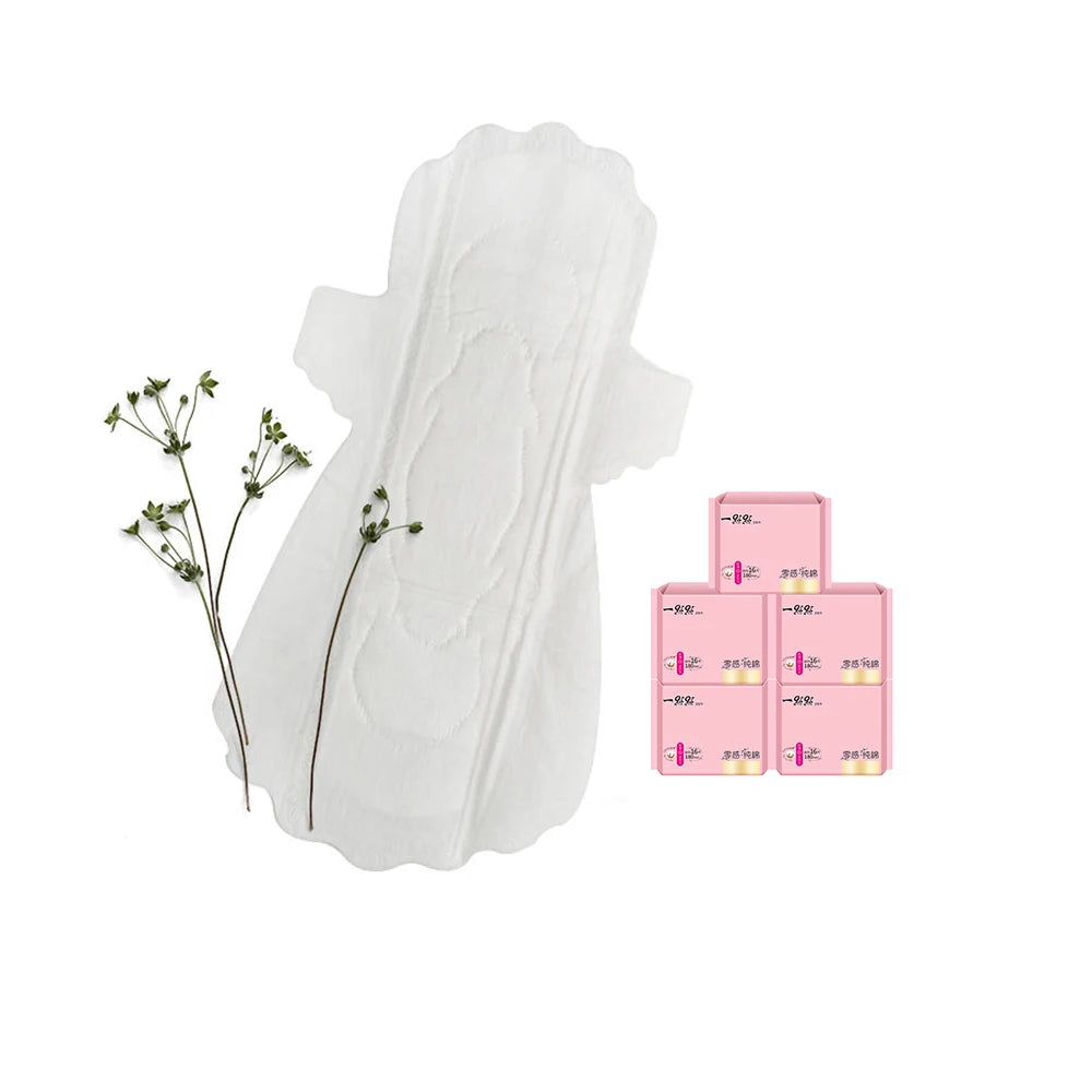 Cotton Menstrual Pads Disposable Women Ultra Thin Breathable Sanitary Napkin
