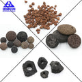 Manufacturers Supply Perforated Volcanic Stone Aquatic Ring Lava Stone with Hole Aquarium Aquatic Plant Ring