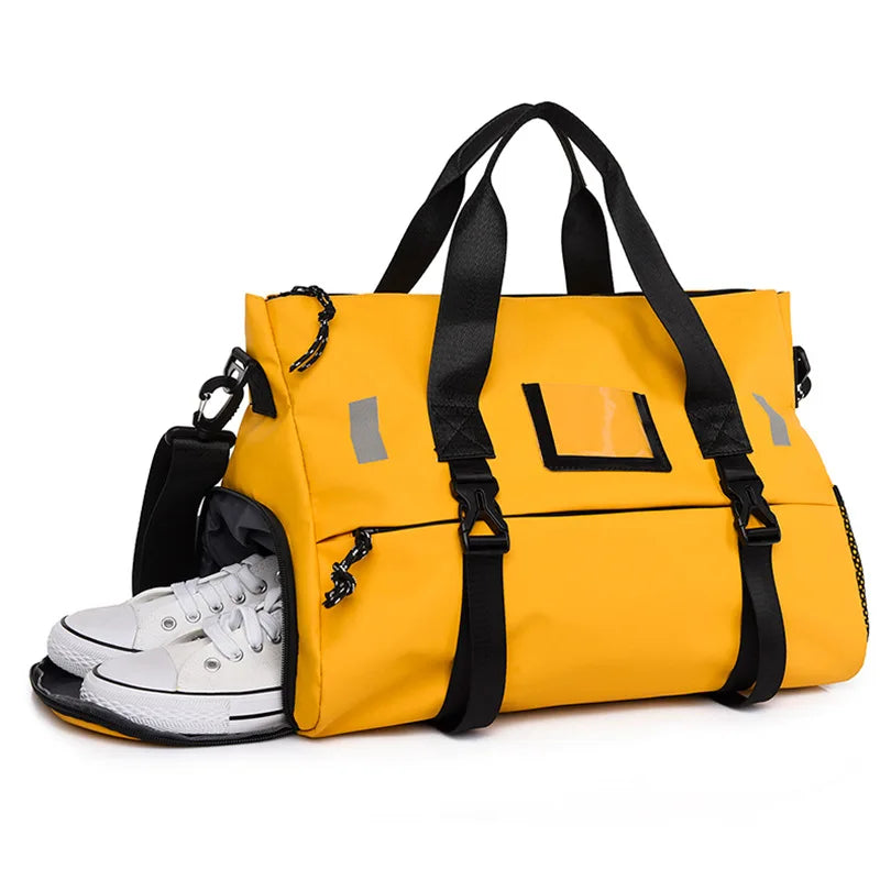 New Korean Version Dry and Wet Separation Shoe Pocket Gym Bag Single Shoulder Sports Bag Portable Large Capacity Luggage Bag