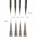 Wholesale Nail Art Long Striping Brush Metal Handle Nail Drawing Pens Thin and Thick Nail Brush Set Gel Polish Painting Pens