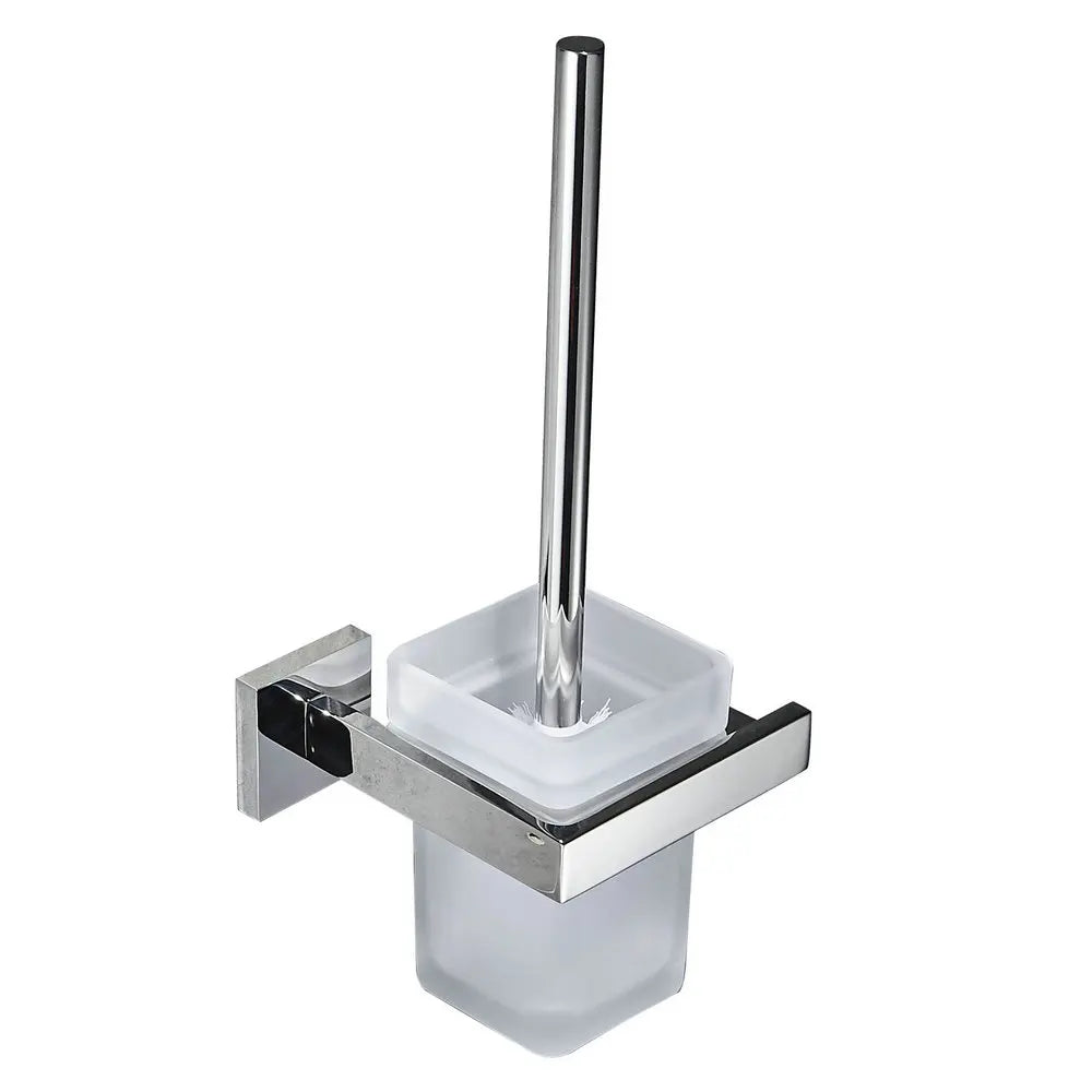 Beelee Hotel Wall Mounted Toilet Brush Holder Set Stainless Steel 304 Bathroom Toilet Holder