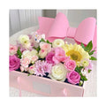 AM-GPD03 Ammy Flowers & Fruits Gift Box Transparent PVC Rose Arrangement Hand-Folding Cake Box Net Red Bow Art Paper Product