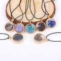 Natural Crystal Key Chain Aquamarine Garnet Crystal Key Chain Wishing Bottle Pendant Keychain